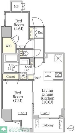 クラリティア浅草橋の物件間取画像